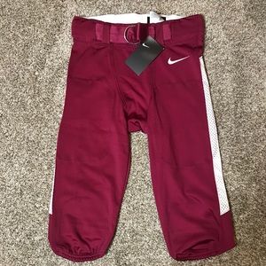 NIKE | Football Pants Small Maroon
